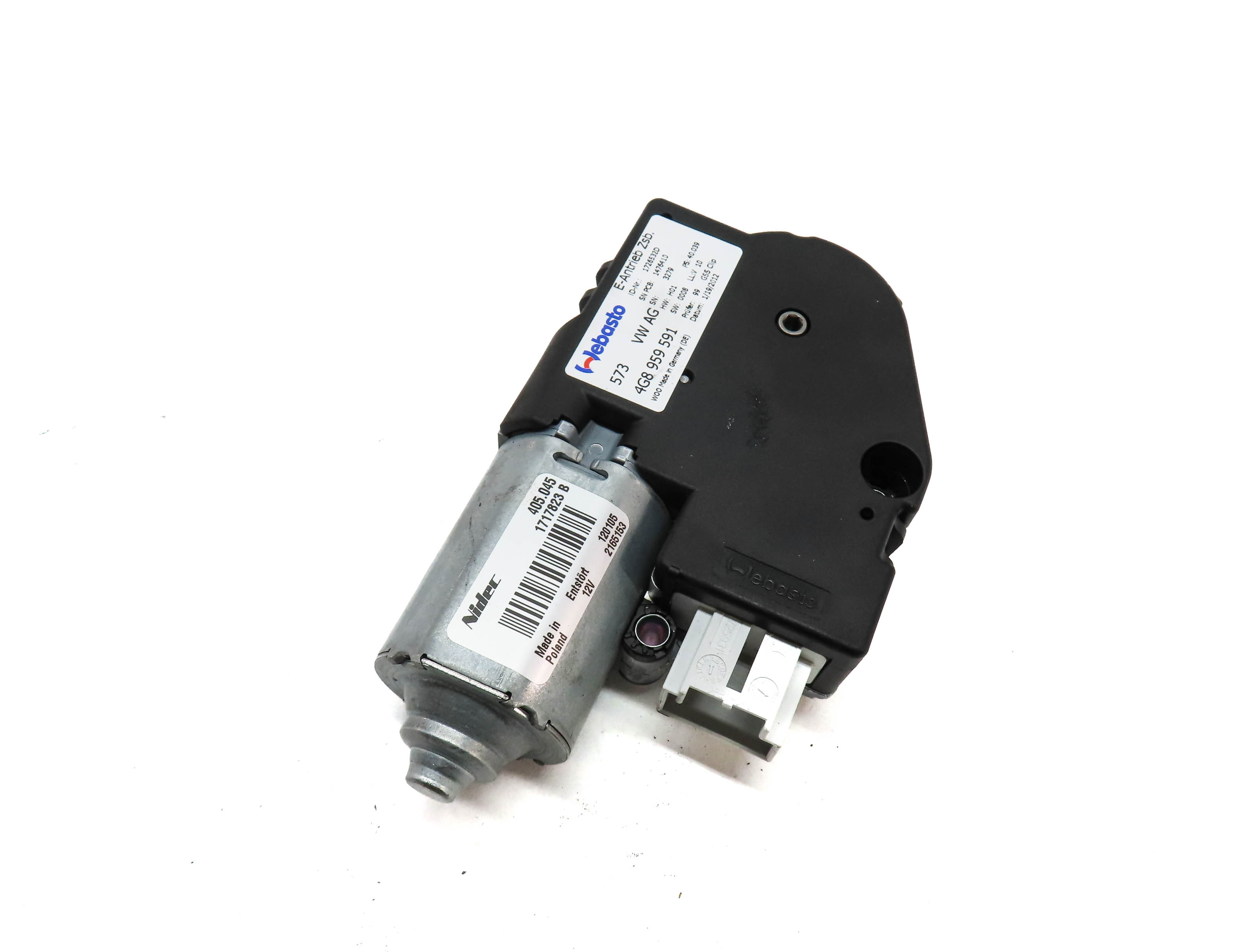 2012-2018 AUDI A6 A7 S6 S7 (C7 4G8) SUNROOF SUN ROOF WINDOW MOTOR — exact item pictured